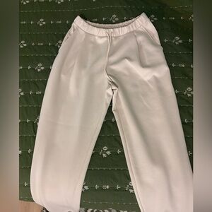 Uniqlo Ecru Jogger Pants